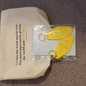 Makeup bag & keychains